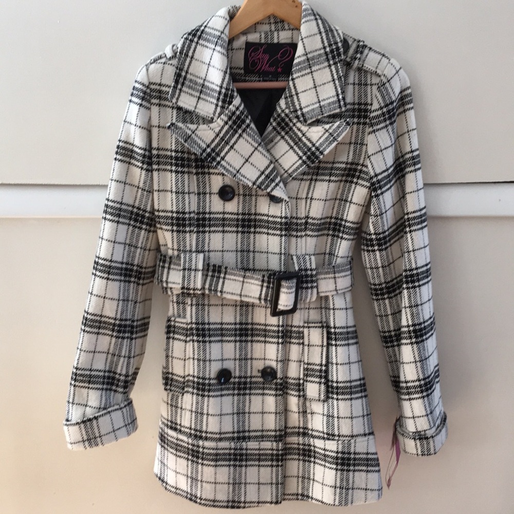 Wool coat - Juniors “Say What?”